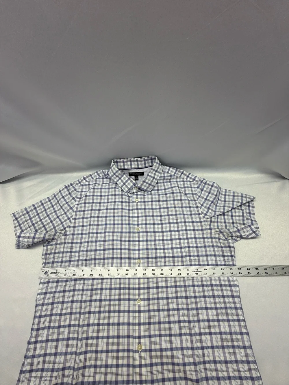 Banana Republic | Non‑Iron Slim Fit Shirt | Purple Plaid | Men’s L | GUC